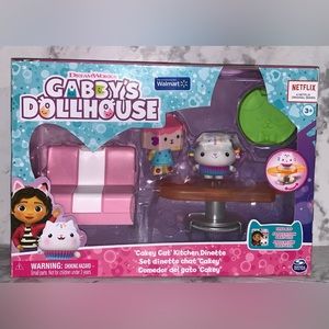 NIB! Gabby’s Dollhouse Walmart EXCLUSIVE Cakey Cat Kitchen Dinette!